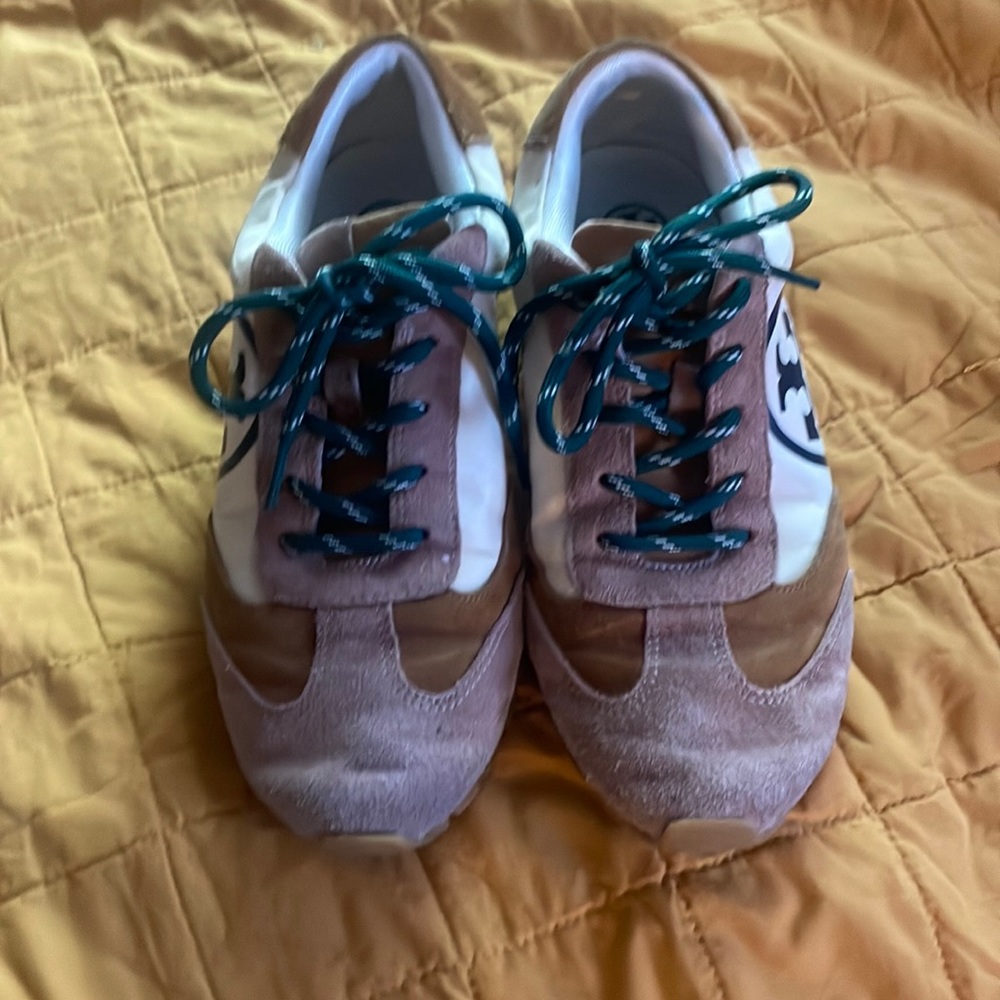 Tory Burch Annie nylon runner sneaker women’s size 8.5